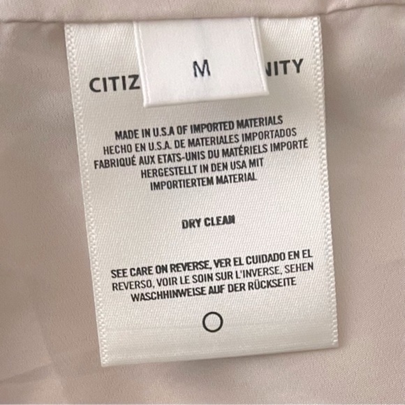 NWOT Citizens of Humanity Tan Fluffy Tasha Sherpa Jacket Coat Soft Medium M 8 10 - Picture 8 of 8